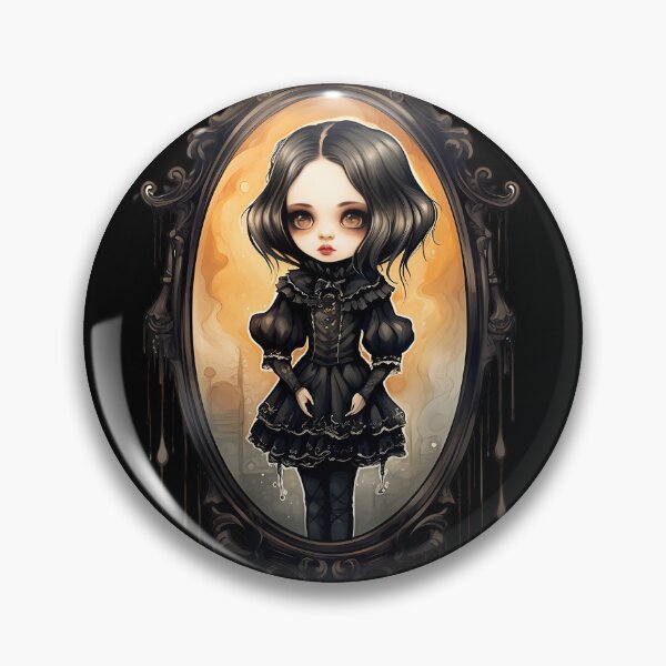 Item preview, Gothic doll - Nadja doll - Creepy designed and sold by GlunmanStore.