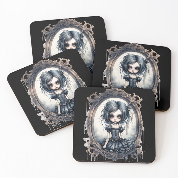 Item preview, Gothic doll - Nadja doll - Creepy designed and sold by GlunmanStore.