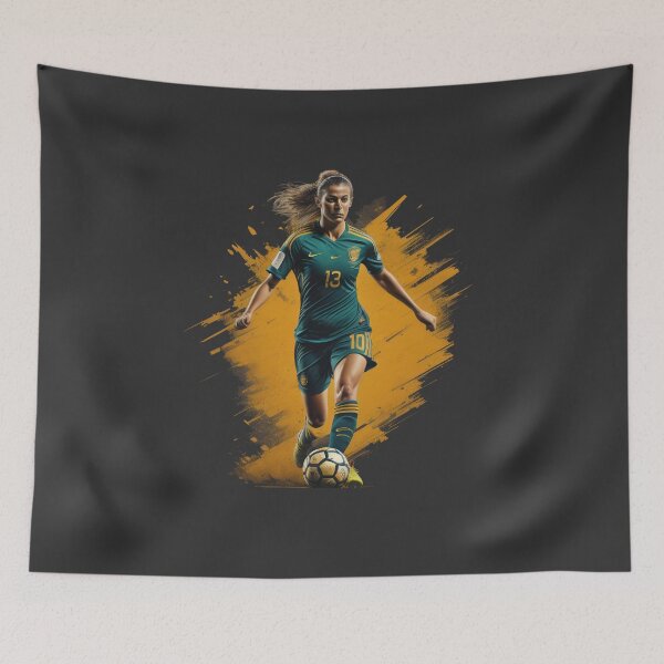 Aperçu de l'œuvre matildas joueur de football stickers créée et vendue par fowzi shokri.
