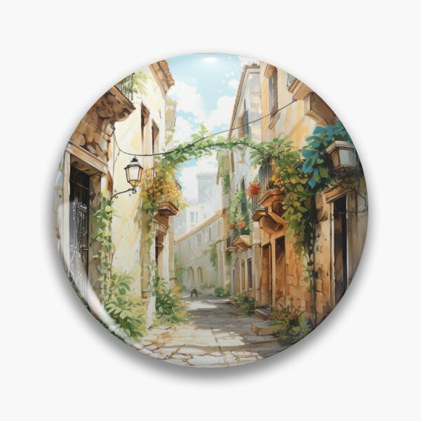 Artikelvorschau, Zeitloses Rom: Ölgemaltes historisches Alleys-T-Shirt entworfen und verkauft von UmutK.