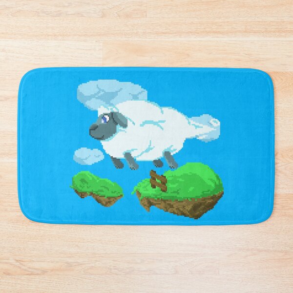 Item preview, Pixel Art Sheep cloud designed and sold by PixelCarvel.