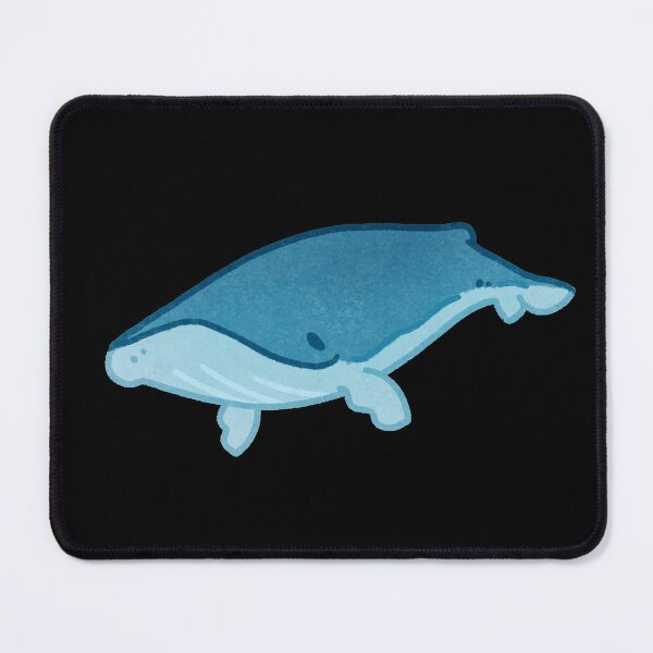 Cetacean Ocean Leisurely Fish Mouse Pad Desktop Office Round Mat