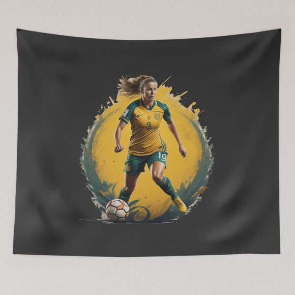 Aperçu de l'œuvre matildas joueur de football stickers créée et vendue par fowzi shokri.
