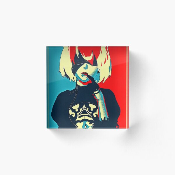 Nier Automata 2B Bloc acrylique
