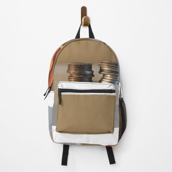 Item preview, Person stacking coins on desk designed and sold by EwanP123.
