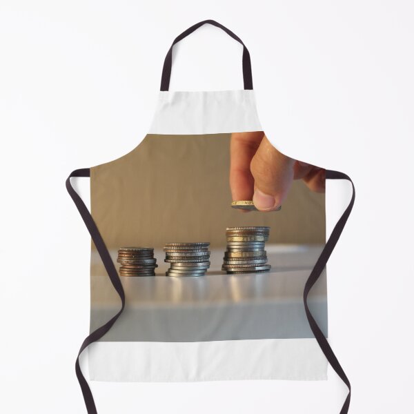 Item preview, Person stacking coins on desk designed and sold by EwanP123.