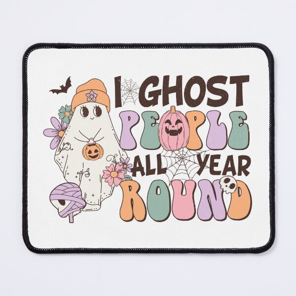 Item preview, Retro Groovy Halloween I Ghost People All Year Round designed and sold by TuckerLogan.