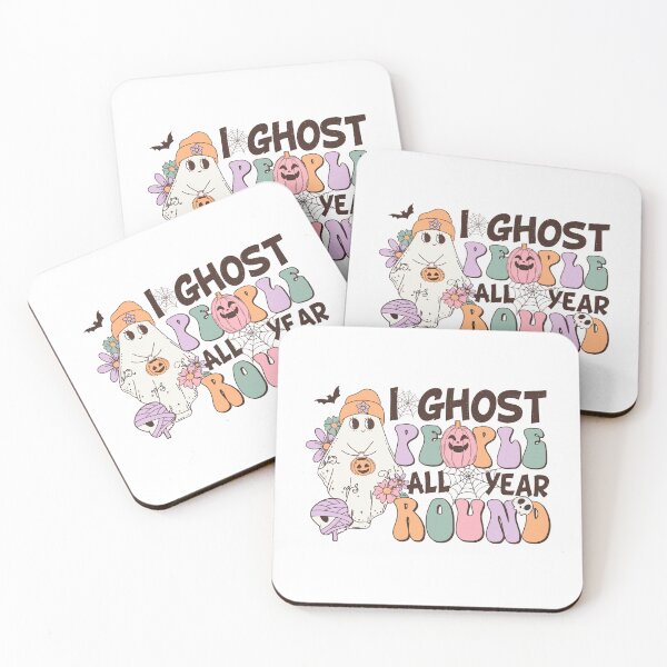 Item preview, Retro Groovy Halloween I Ghost People All Year Round designed and sold by TuckerLogan.