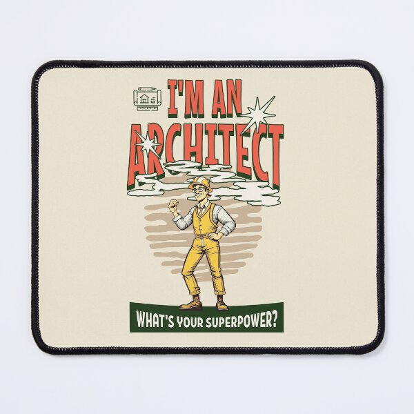 Item preview, I'm an architect. What’s your super power? Best architect gift designed and sold by Zandalus.