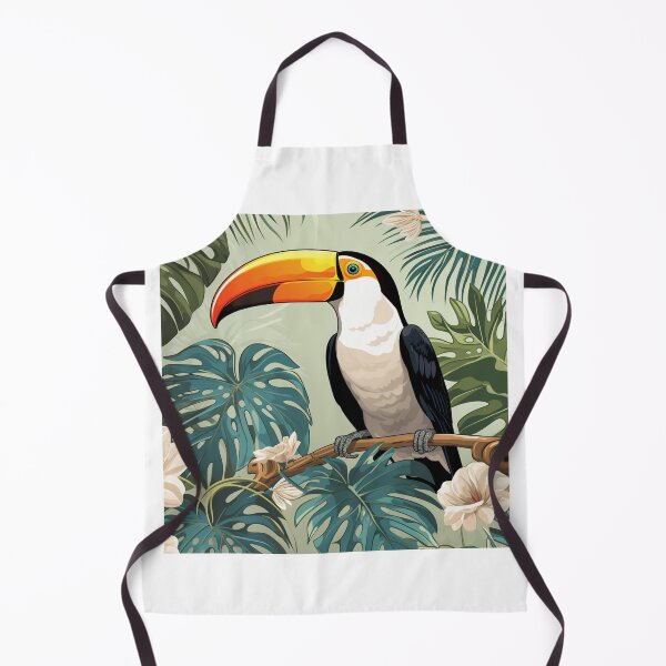 Item preview, Adult Tucan Summer Tropical Background designed and sold by LudwikeArts.