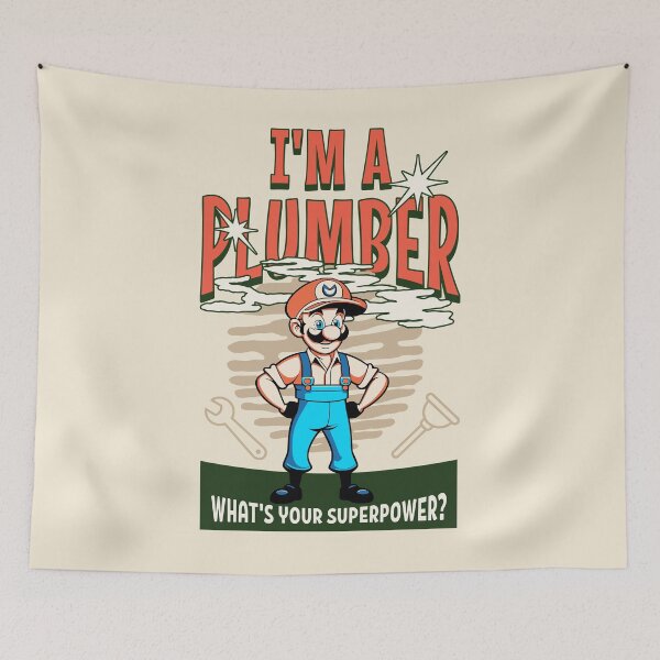 Item preview, I'm a plumber. What’s your super power? Best plumber gift designed and sold by Zandalus.