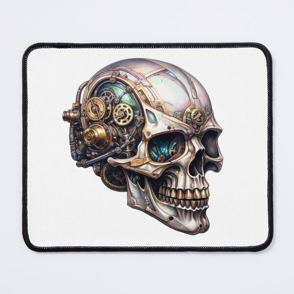 Item preview, Steampunk Skull with Clockwork Gears designed and sold by SchorlCraft.