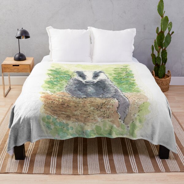 Item preview, Badger - Watercolour designed and sold by Brett Miley.