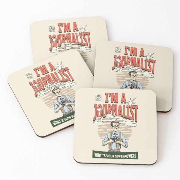 Item preview, I'm a journalist. What’s your super power? Best journalist gift designed and sold by Zandalus.