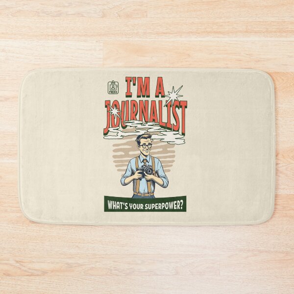 Item preview, I'm a journalist. What’s your super power? Best journalist gift designed and sold by Zandalus.