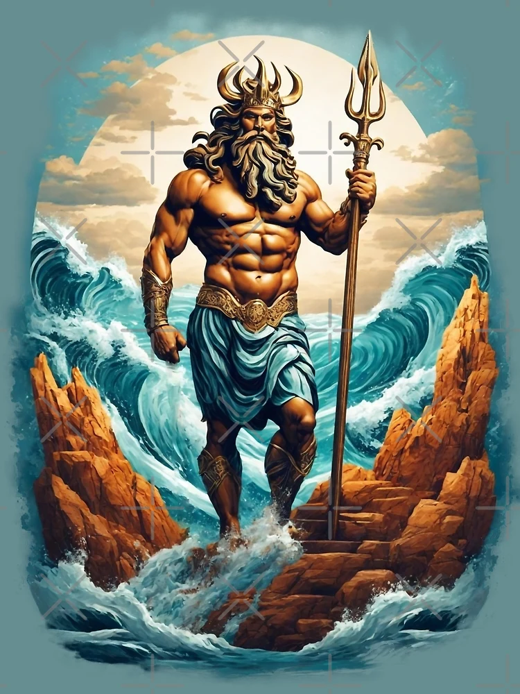 Greek Mythology God Poseidon Trident