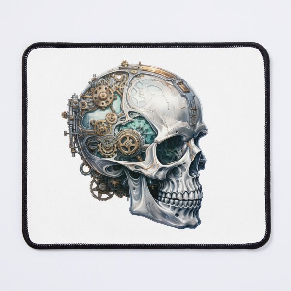Item preview, Steampunk Skull with Clockwork Gears designed and sold by SchorlCraft.