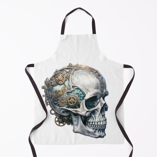 Item preview, Steampunk Skull with Clockwork Gears designed and sold by SchorlCraft.