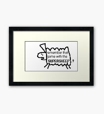 Super Leet Framed Print