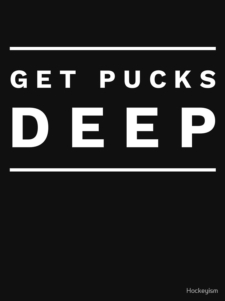 pucks in deep shirt