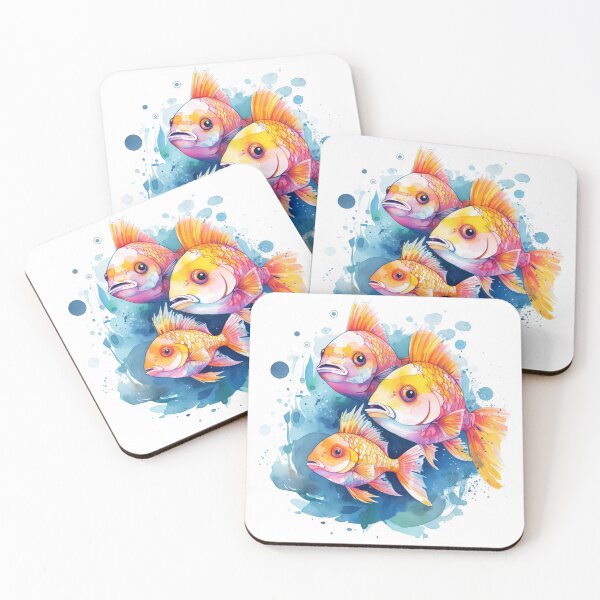 Item preview, fish family designed and sold by hhh-art.