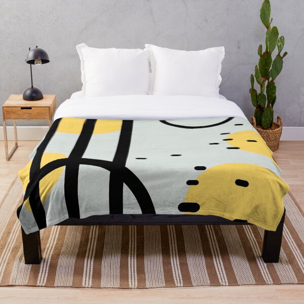 Item preview, Yellow and Black Abstract designed and sold by ArtSaurus.