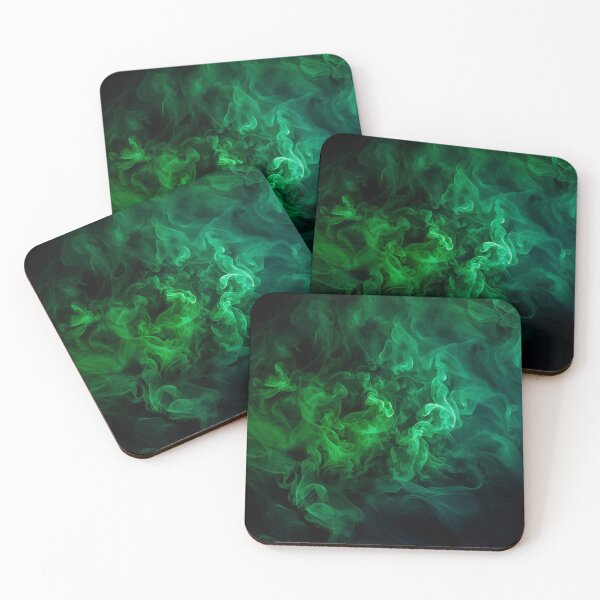 Item preview, Breaking Bad Pattern. Green Smoke over Black Background designed and sold by Nabucodonoshop.