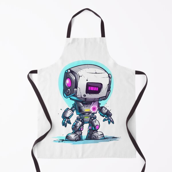 Item preview, Cyberpunk Robot – Cute Retro Futurist Companion designed and sold by SchorlCraft.