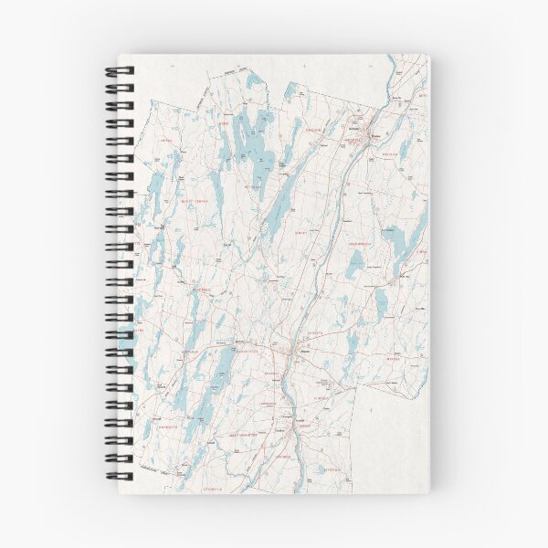 Item preview, Kennebec County ME Map (1980) designed and sold by BravuraMedia.