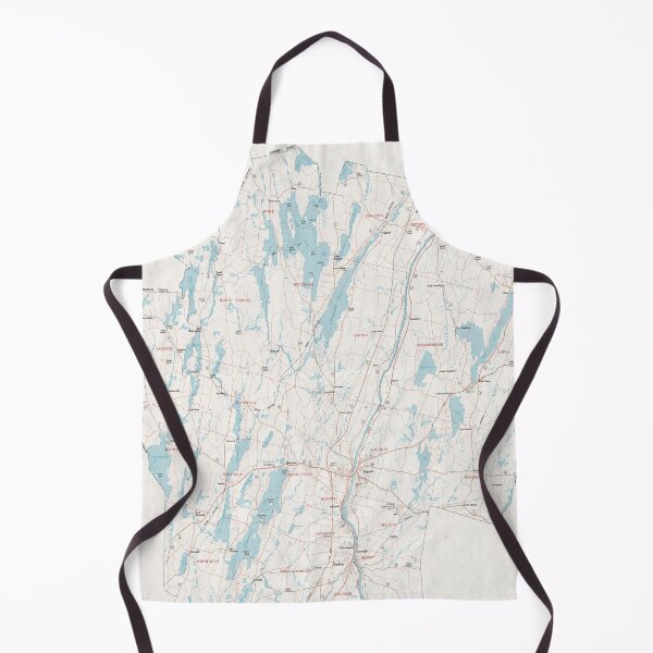 Item preview, Kennebec County ME Map (1980) designed and sold by BravuraMedia.