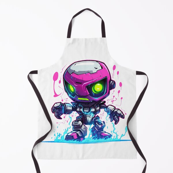 Item preview, Cyberpunk Robot – Cute Retro Futurist Companion designed and sold by SchorlCraft.