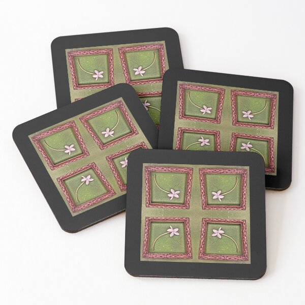 Item preview, Framed flower pattern  designed and sold by Celestina Levant.