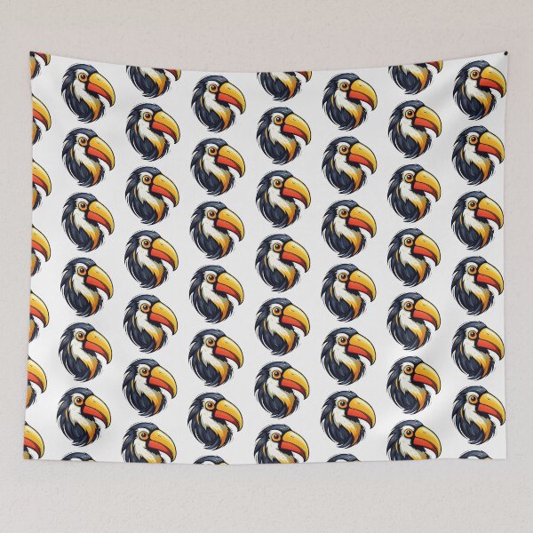 Item preview, Cute Tucan Mascot Logo designed and sold by LudwikeArts.