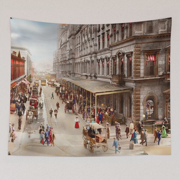 Item preview, City - New York, NY - Summer Crowds in NY 1908 designed and sold by Mike Savad Photography.