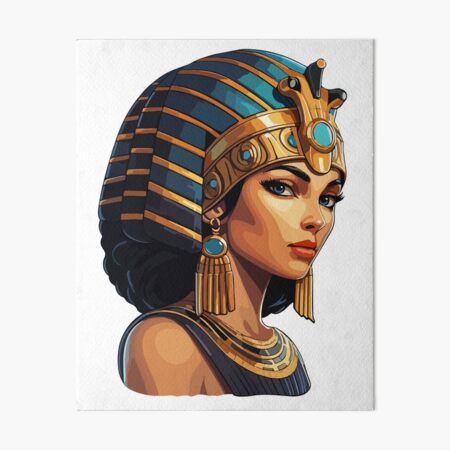 QUEEN CLEOPATRA AND PTOLEMY XIV | Art Board Print