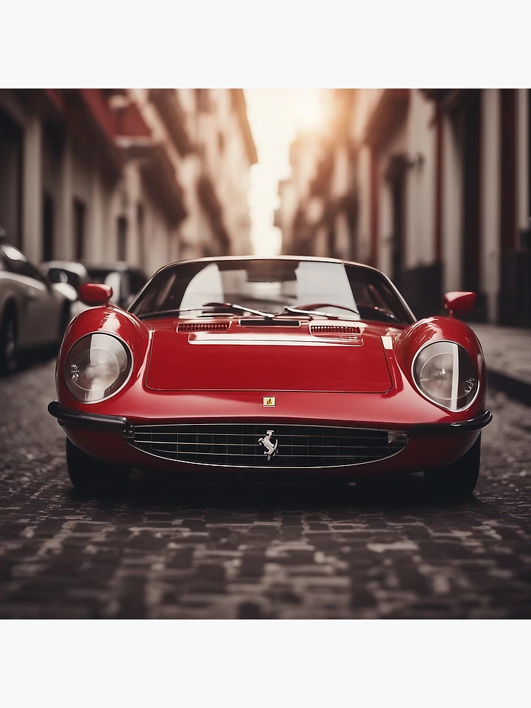 Ferrari Red Poster for Sale by SolidColors