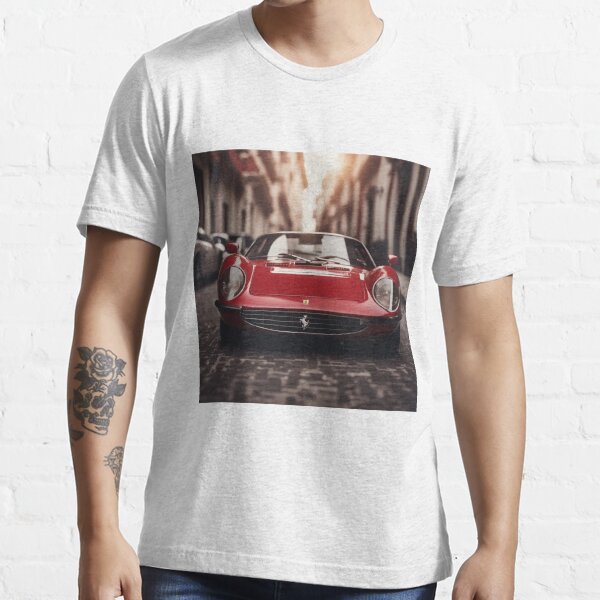 Classic Red Ferrari Art Board Print for Sale by AIArtImpact