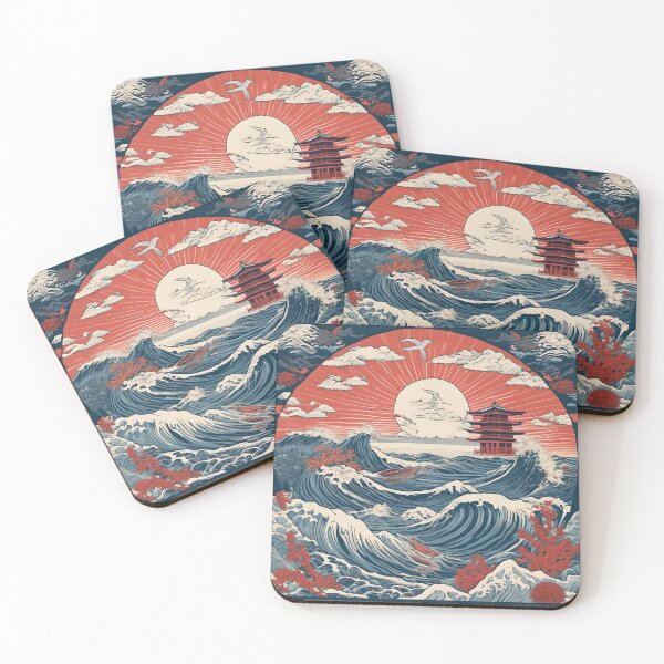 Item preview, Ukiyo-e Sea Creatures designed and sold by AbsoluteA.
