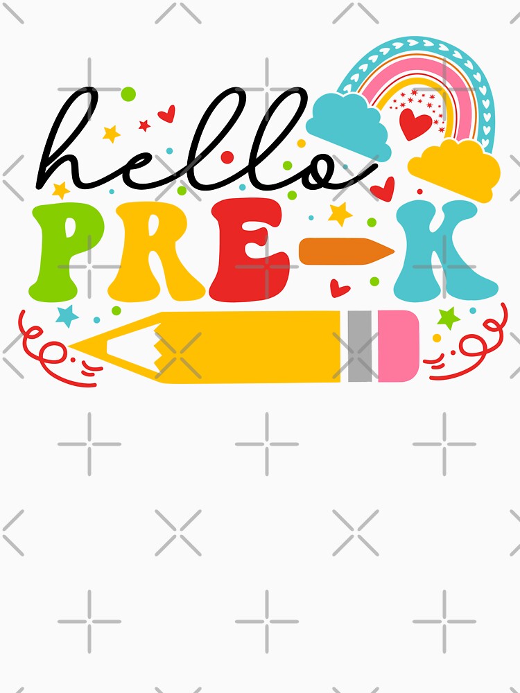 Kids First Day Of Pre-K Shirt Hello Boys Girls Back To School Kids First Day Of Pre-K Shirt Hello Boys Girls Back To School