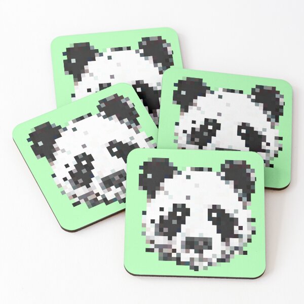 Item preview, Kawaii Panda Pixelart designed and sold by NinniShop.