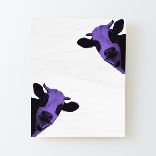 Pastel Purple Cow Spots Canvas Print for Sale by chricket