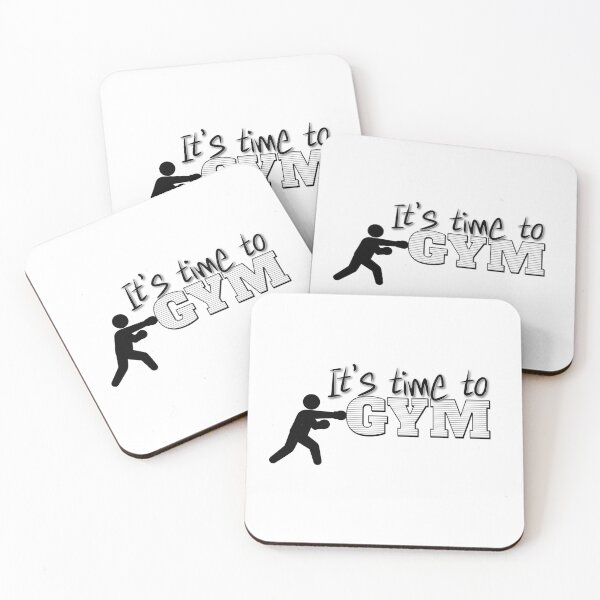 Item preview, It’s time to hit the GYM, motivational workout message  designed and sold by mipodbusiness.