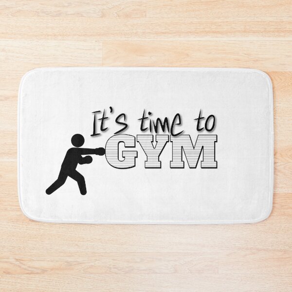 Item preview, It’s time to hit the GYM, motivational workout message  designed and sold by mipodbusiness.