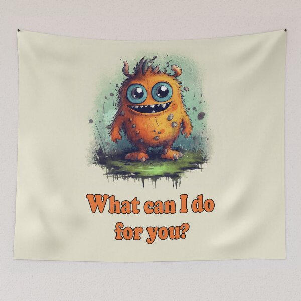 Item preview, What can I do for you? designed and sold by hhh-art.