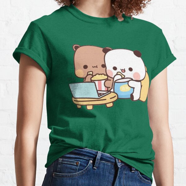 DuDu Bear and BuBu Panda watching movie together❤️ Classic T-Shirt