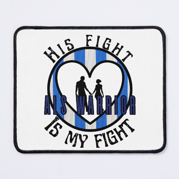 Item preview, Light tshirt, His fight, is my fight. ALS caregiver designed and sold by Largerterritory.