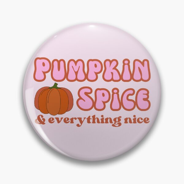 Item preview, Pumpkin Spice and Everything Nice Retro Pink Orange Fall Pumpkin designed and sold by Sunshine-Dreams.