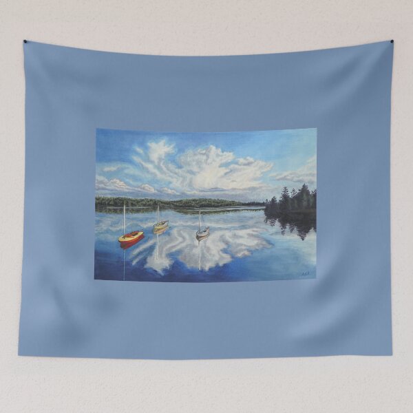 Item preview, Clouds over Little Lake Sunapee designed and sold by LoveJingle.