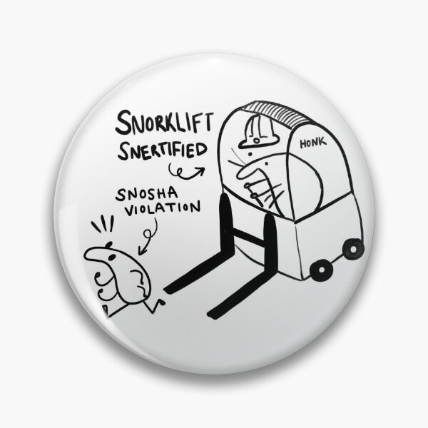 Item preview, Snorklift Snertified and SNOSHA Violation Weevil designed and sold by Sidney Meyer.