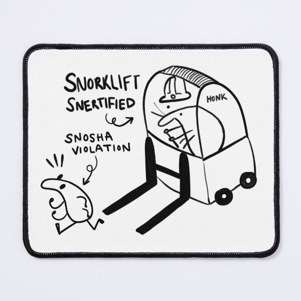 Item preview, Snorklift Snertified and SNOSHA Violation Weevil designed and sold by Sidney Meyer.